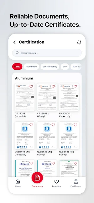 Saray Aluminium - Doc Center Screenshot 3