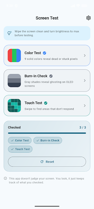 Screen Test Screenshot 1