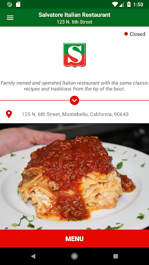 Salvatore Italian Restaurant Screenshot 0