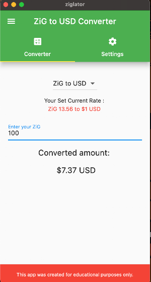 ZiGlator Screenshot 3