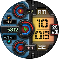 Digital DUBAS URX22 Watch face