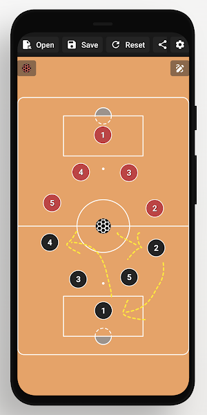 Roller Hockey Tactic Board Screenshot 2