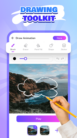 Draw Animation: Color Book Screenshot 1