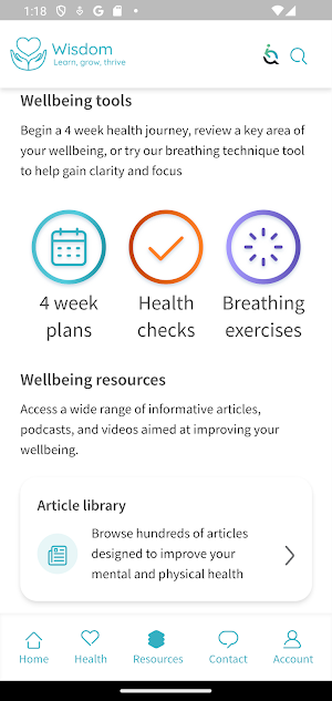 Wisdom: Learn, Grow, Thrive Screenshot 2