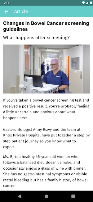 HealthscopeHub Screenshot 2