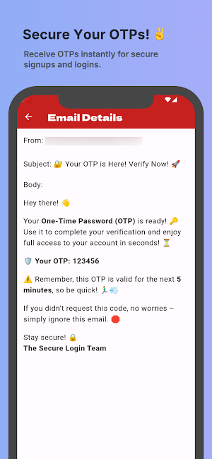 DisMail: Temporary Emails Screenshot 2