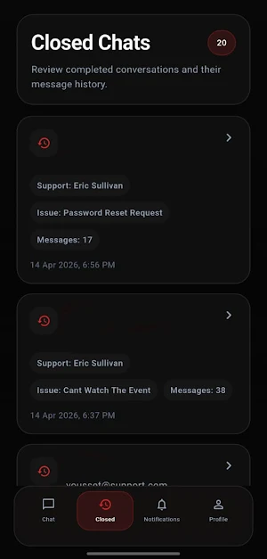 SupportLine Screenshot 2