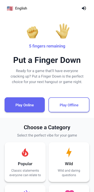 Put a Finger Down Online Screenshot 0