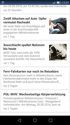 Wilhelmshaven APP Screenshot 1