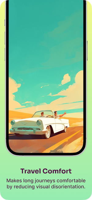 Motion Cues - Stop CarSickness Screenshot 2