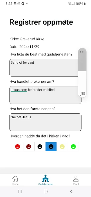Konf-app Screenshot 1
