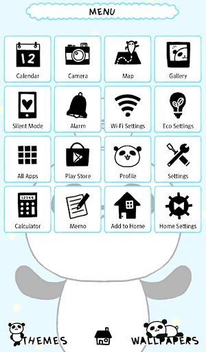 Panda Kid Theme +HOME Screenshot 1
