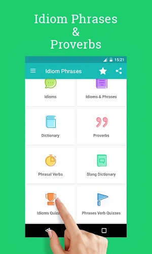 English Idioms, Phrases & Prov Screenshot 1