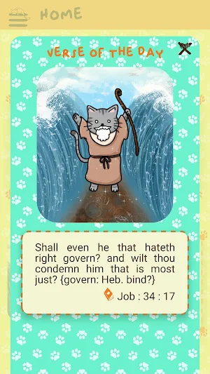 Holy Bible with Cats Screenshot 0