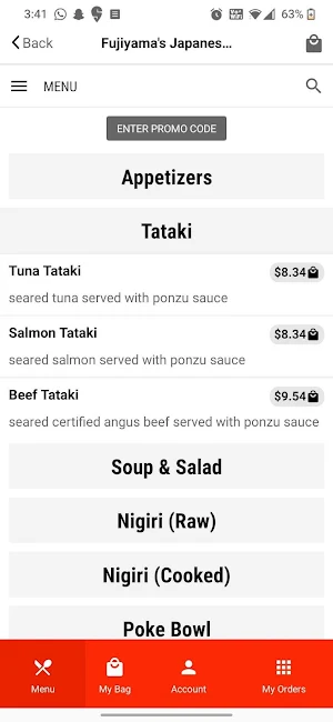 Fujiyama’s Japanese Steakhouse Screenshot 1