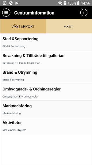 VP/Axet Internt Screenshot 2