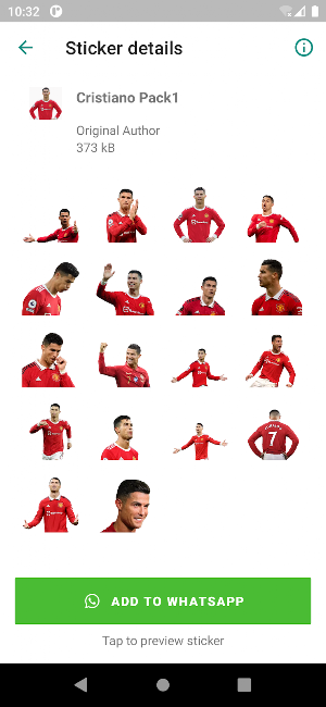 Cristiano Ronaldo Stickers CR7 Screenshot 2