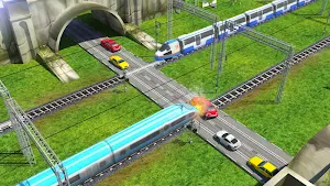 Euro Train Racing Game 2017- Multiplayer Screenshot 2