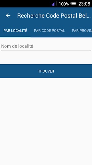 Code Postal Belge Screenshot 0
