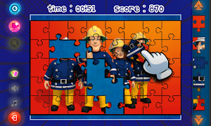 Firefighter Jigsaw Sam Puzzle Screenshot 1