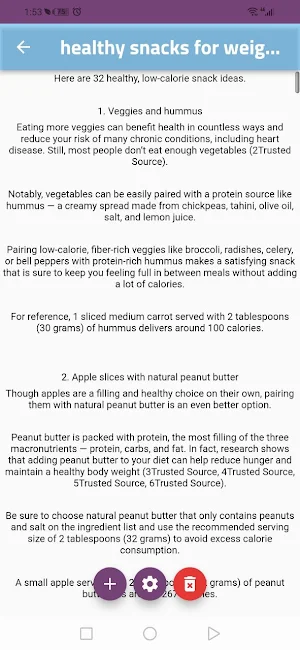 healthy snacks for weight loss Screenshot 0