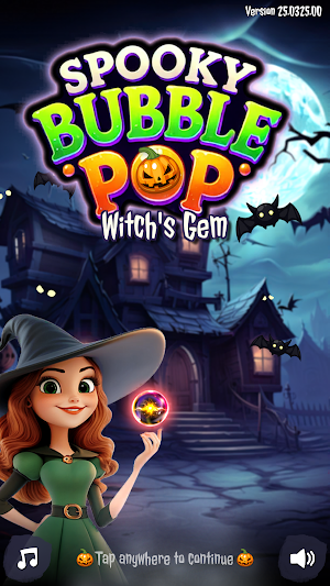 Spooky Bubble Pop: Witch's Gem Screenshot 0