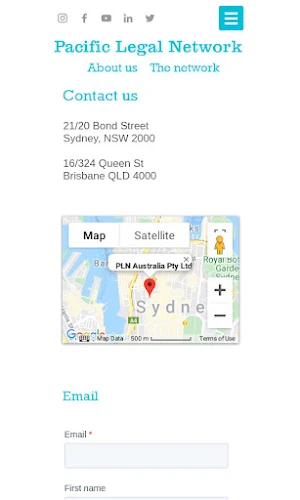 Pacific Legal Network Screenshot 0