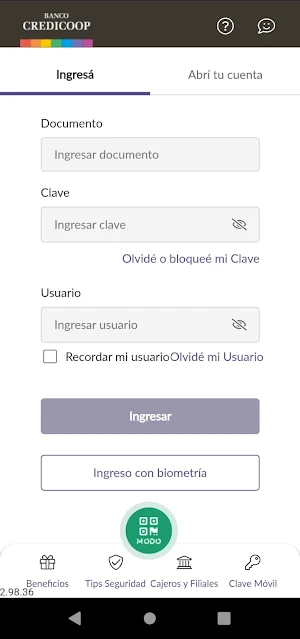 banca CREDICOOP Screenshot 0