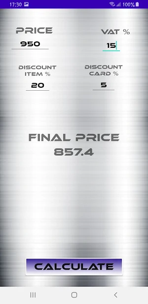 DisCalc - Fast discount calcul Screenshot 1