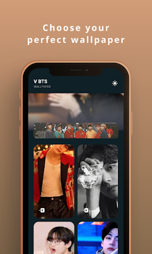 V BTS Wallpaper Screenshot 2