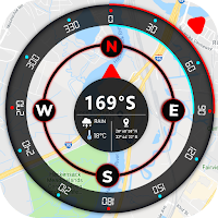 GPS compass map for Android