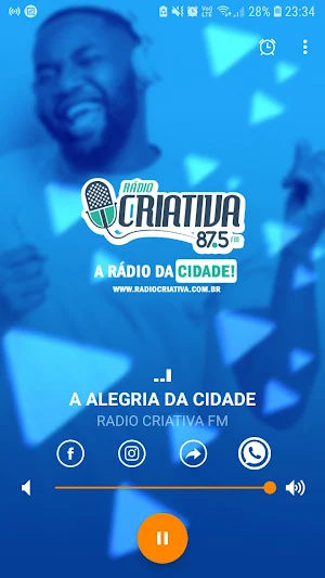 Criativa FM Screenshot 1