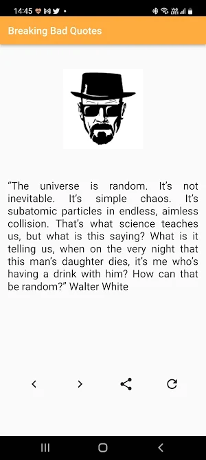 Breaking Bad Quotes Screenshot 0