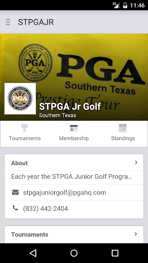 Southern Texas PGA Junior Golf Screenshot 0