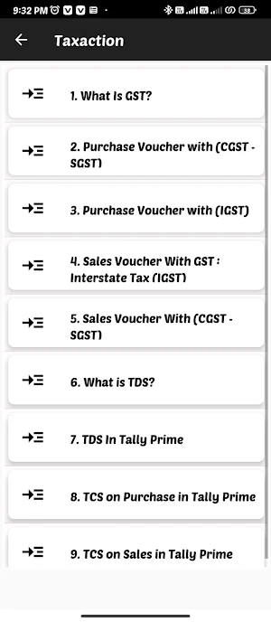 Tally Prime Training App Screenshot 3