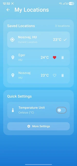 NK Weather Screenshot 2