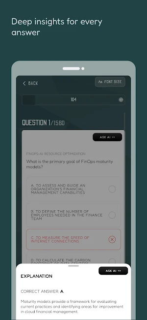 FinOps Cloud Exam Prep (+AI) Screenshot 3
