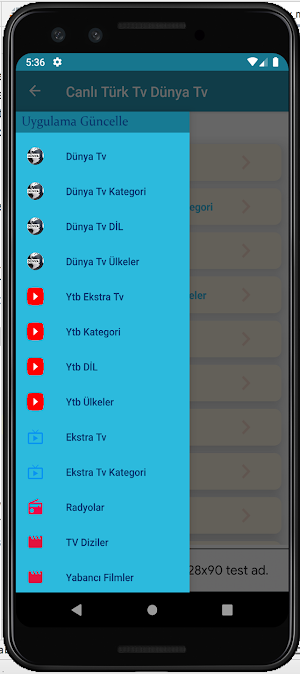 Canlı Türk Tv Dünya Tv Screenshot 0