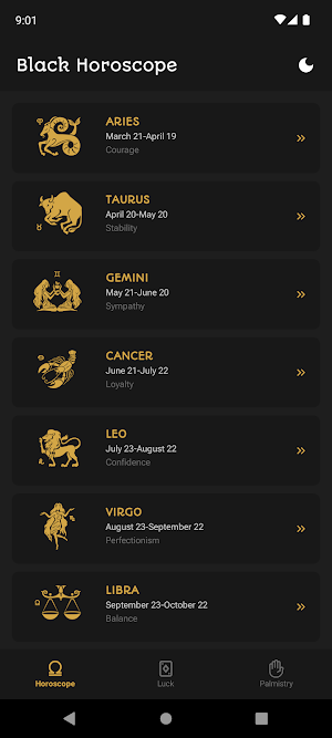 Palm Reader - Daily Horoscope Screenshot 1