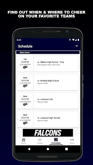 Farmington Falcons Athletics Screenshot 1
