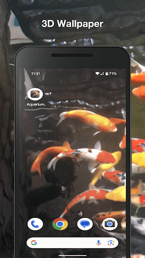 Aquarium Koi Live Wallpaper Screenshot 0