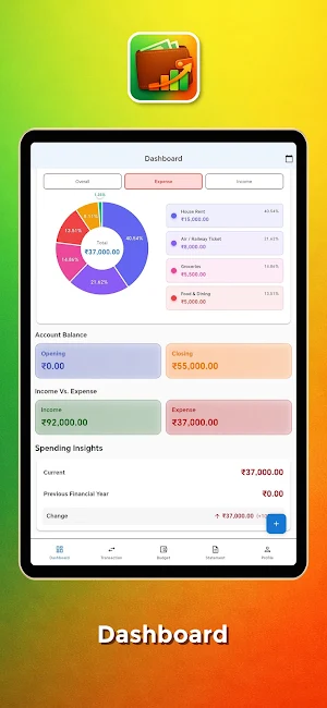 ExpenseIQ - Budget Planner Screenshot 1