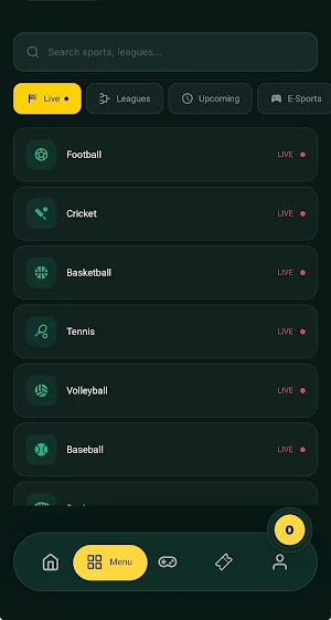 24jBet - Sports Betting Screenshot 1
