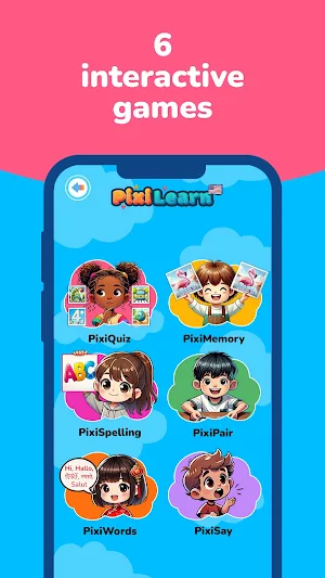 PixiLearn - English FlashCards Screenshot 1