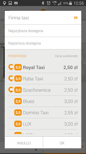 CAB4YOU - taxi application Screenshot 2
