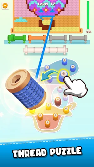 Thread Out! - Knit the Color Screenshot 0
