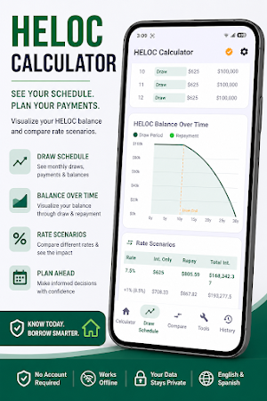 HELOC Payoff Calculator US Screenshot 1