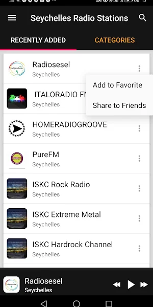 Seychelles Radio Stations Screenshot 1