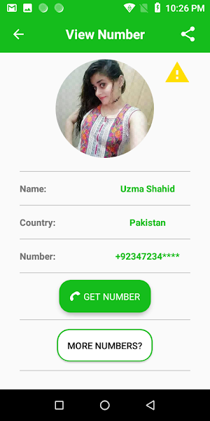 Pakistani Girls Whatsp Numbers Screenshot 2