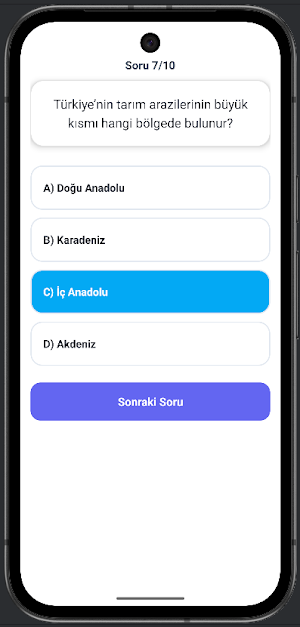 KPSS Coğrafya Soru Bankası Screenshot 0
